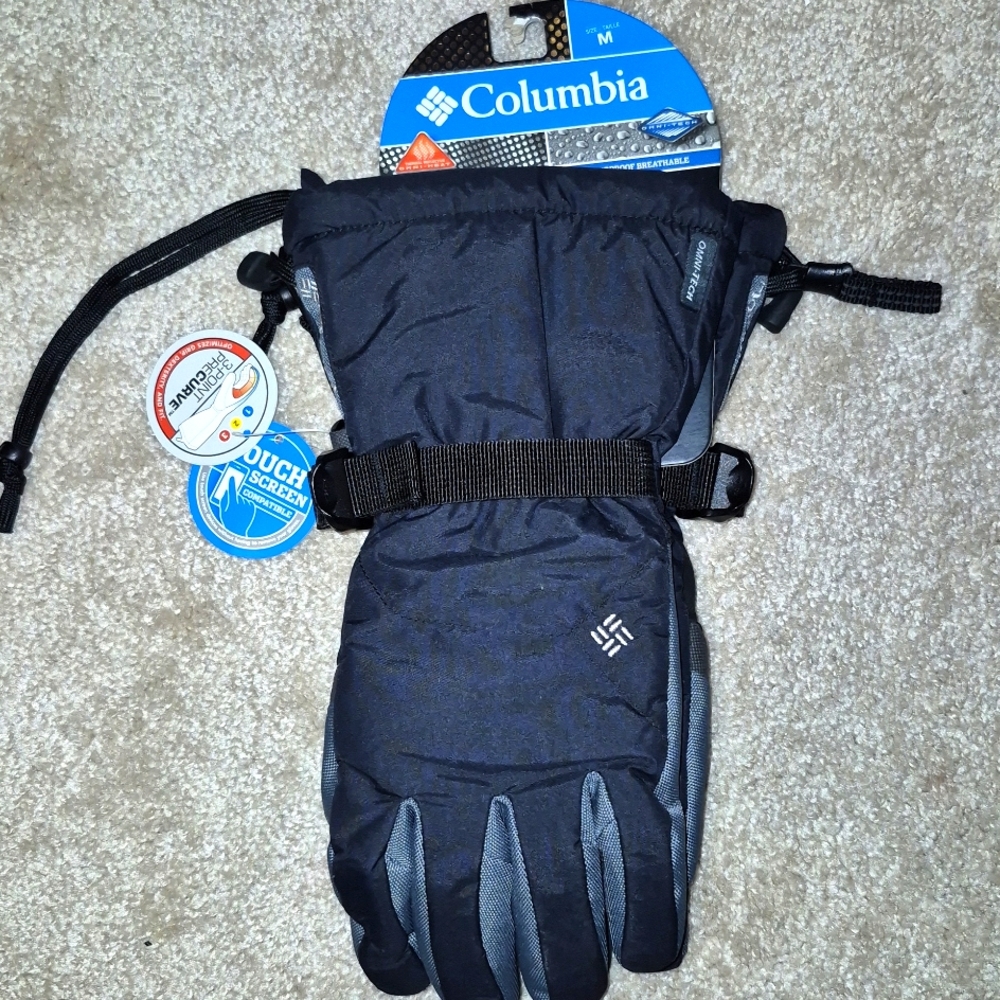 Men's medium Columbia ski gloves